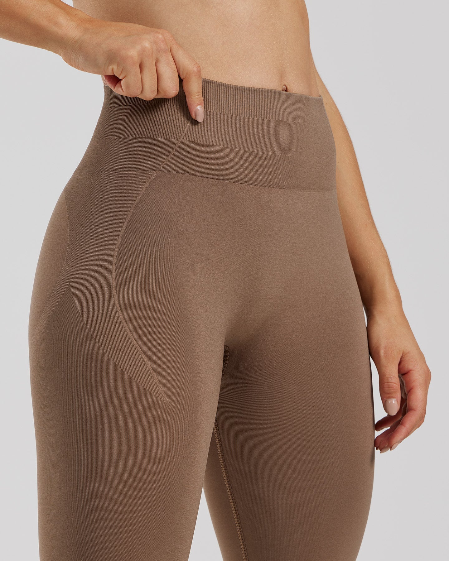 Seamless Scrunch Leggings β Caribou | Fitpulse Gear