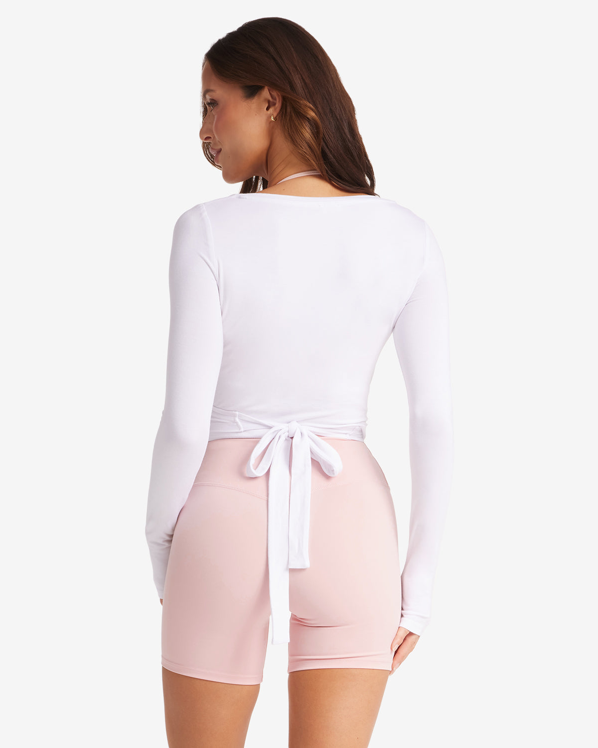 Ballet Wrap Top β White | Fitpulse Gear