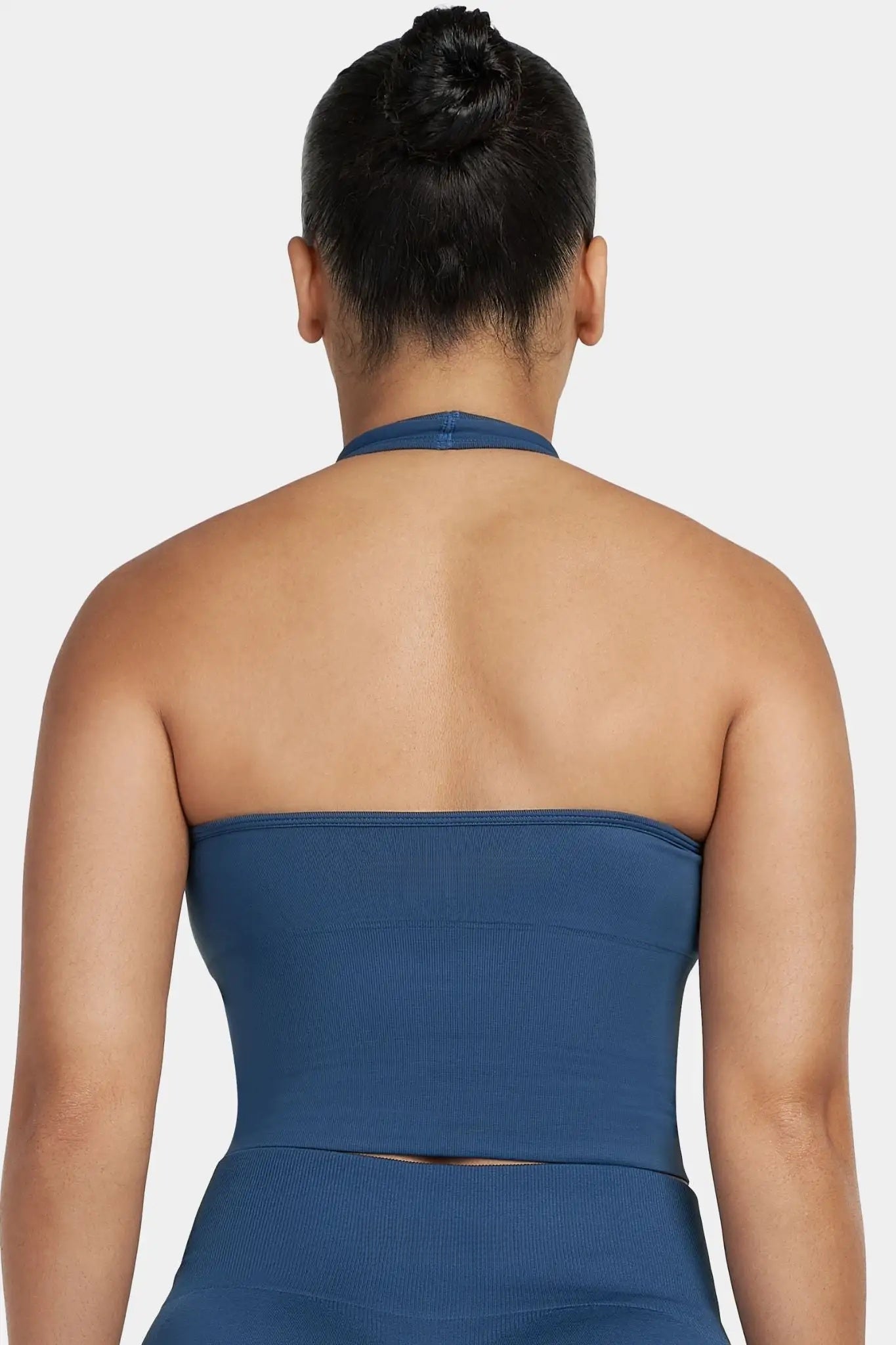 Sculpting Halterneck Top β Deep Sea | Fitpulse Gear