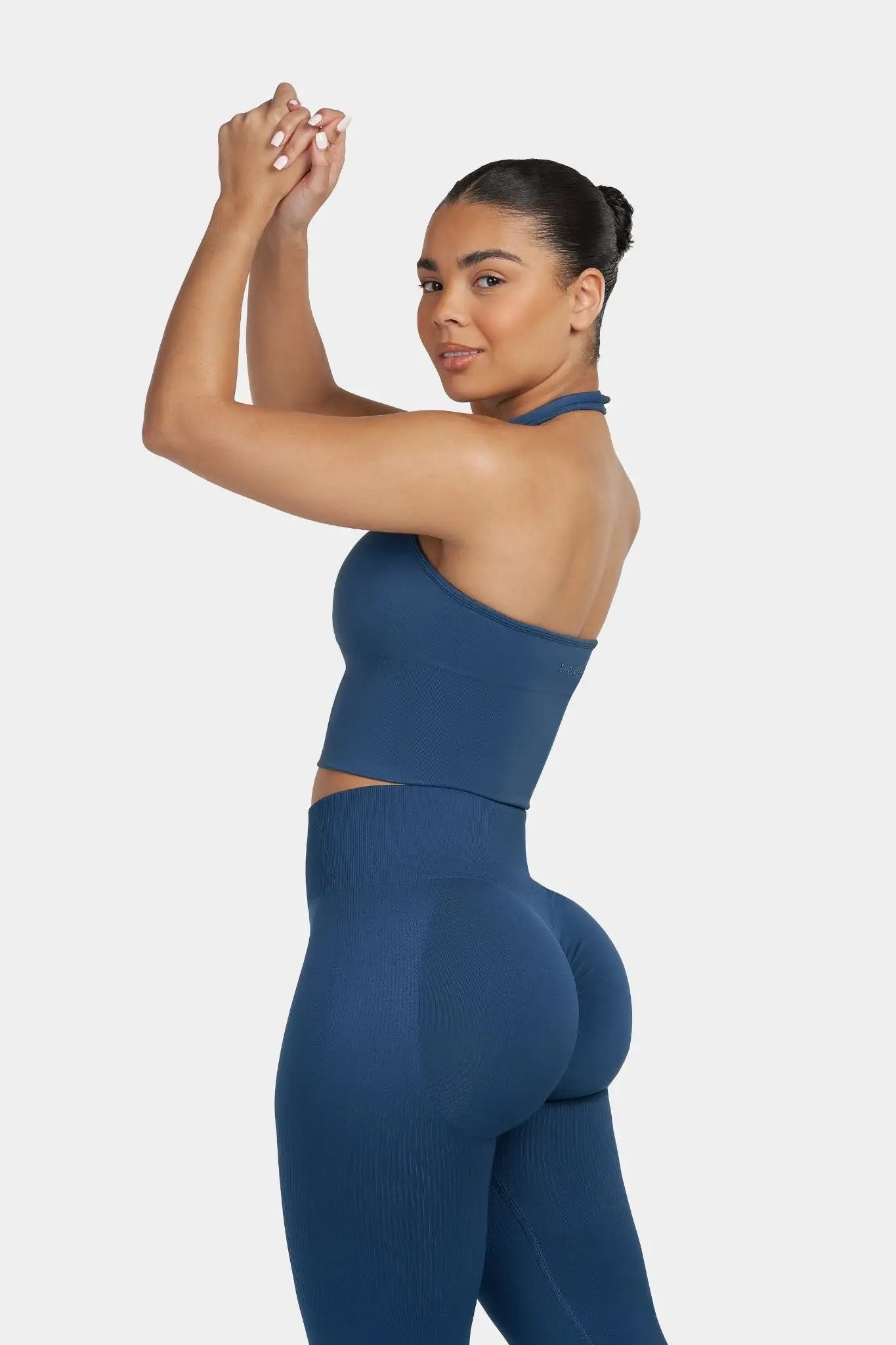 Sculpting Halterneck Top β Deep Sea | Fitpulse Gear