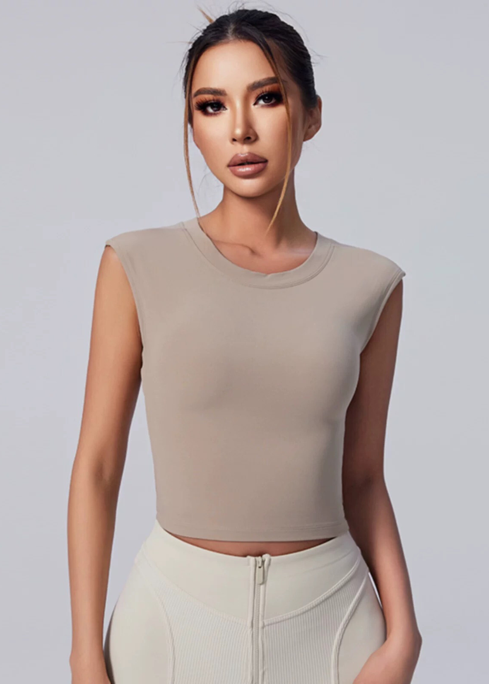 Knot T-Shirt with Built-in Bra | Fitpulse Gear
