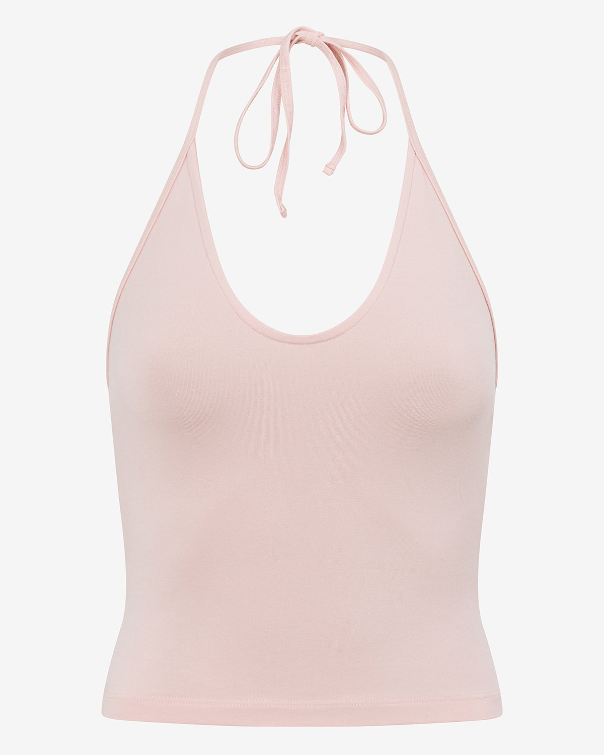 Halter Tie Tank – Blush | Fitpulse Gear